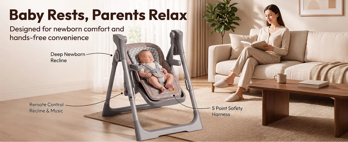 Automatic Cradle Cum Baby Feeding Chair
