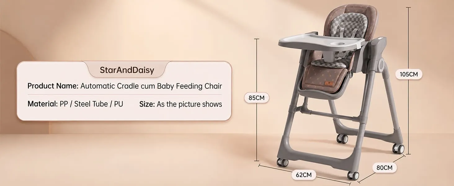 Automatic Cradle Cum Baby Feeding Chair