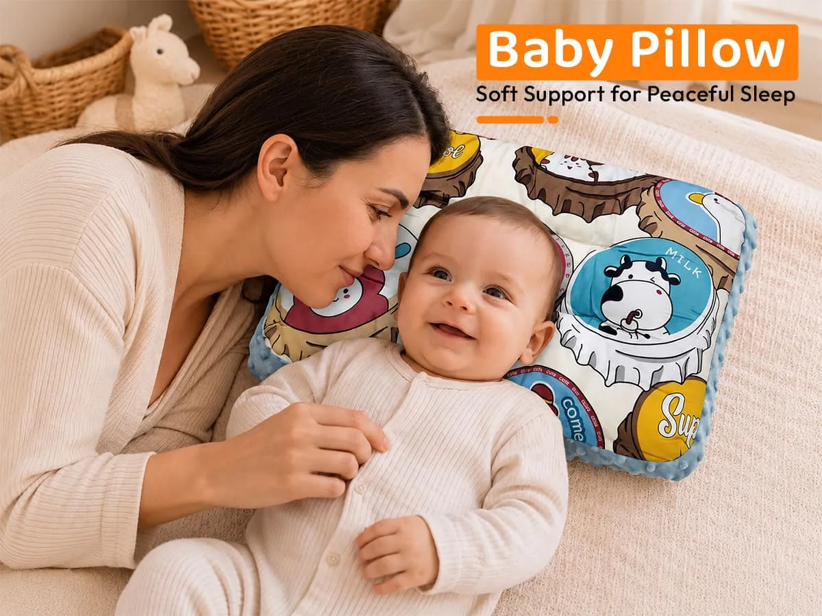 Baby Pillow Double-Sided Washable, Comfortable And Soft