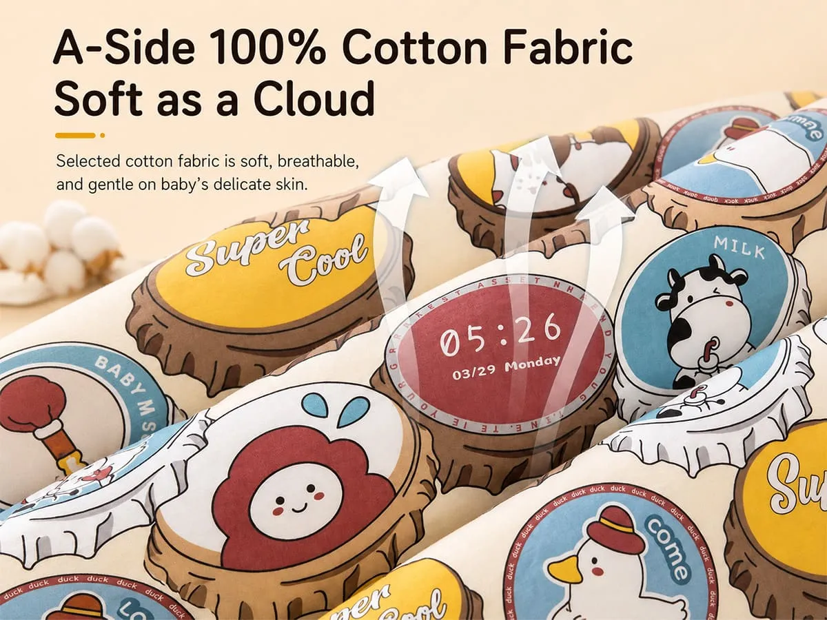 Baby Pillow Double-Sided Washable, Comfortable And Soft