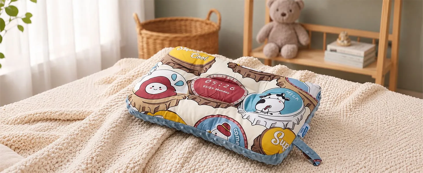 Baby Pillow Double-Sided Washable, Comfortable And Soft