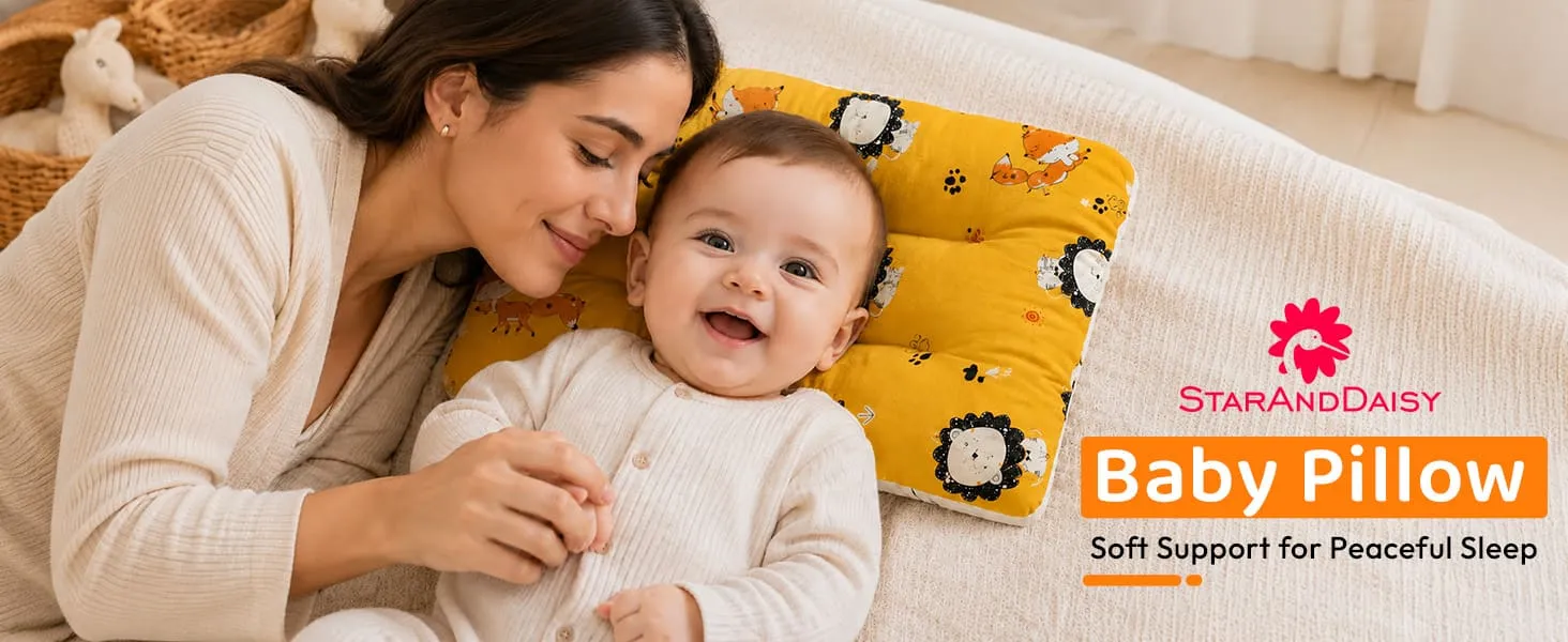 Baby Pillow Double-Sided Washable
