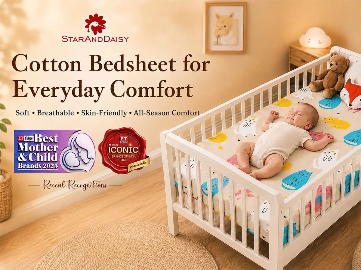 Cotton Baby Bedsheet