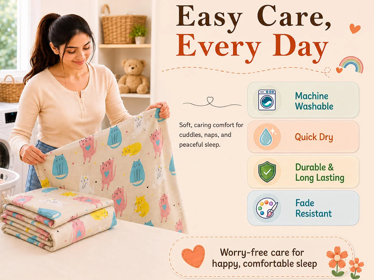 Cotton Baby BedsheetCotton Baby Bedsheet