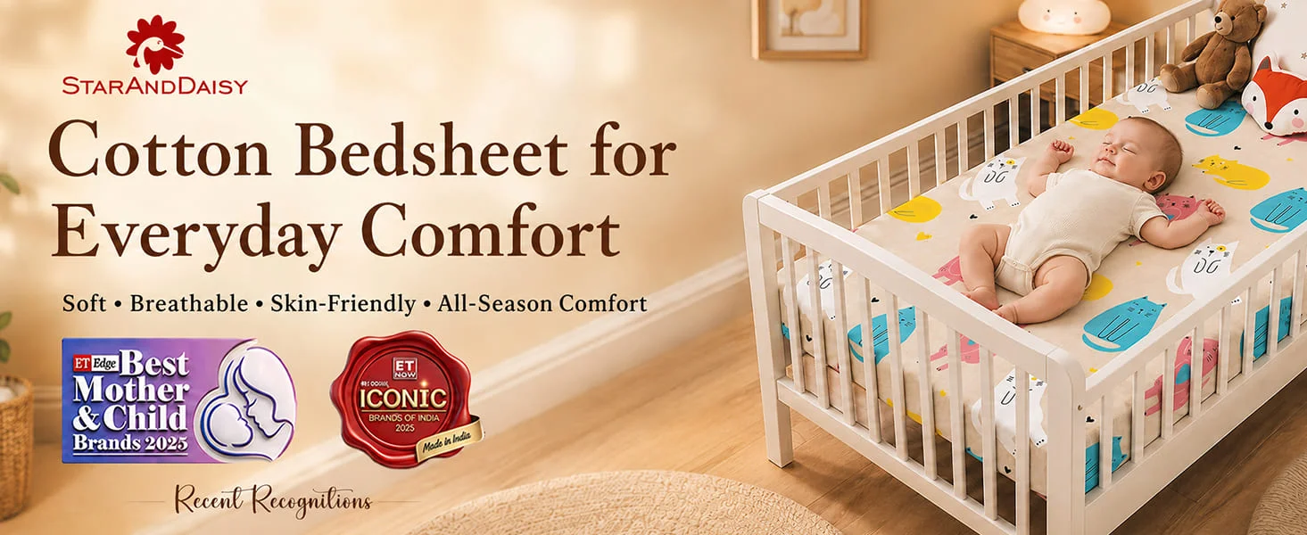 Cotton Baby Bedsheet
