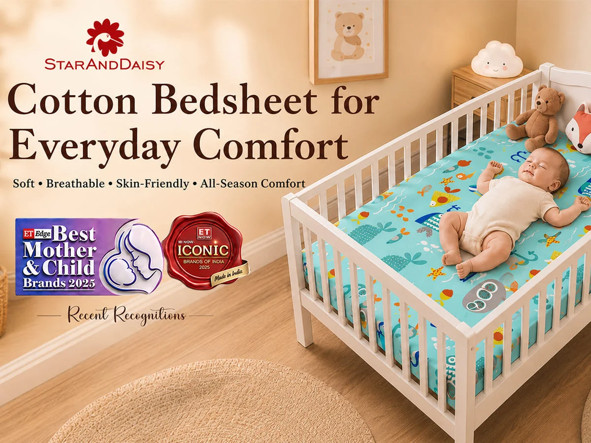 Cotton Baby Bedsheet