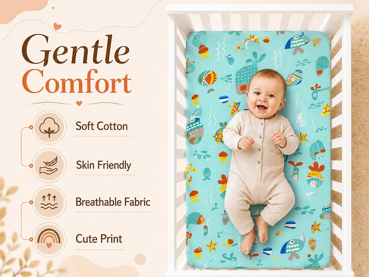 Cotton Baby Bedsheet