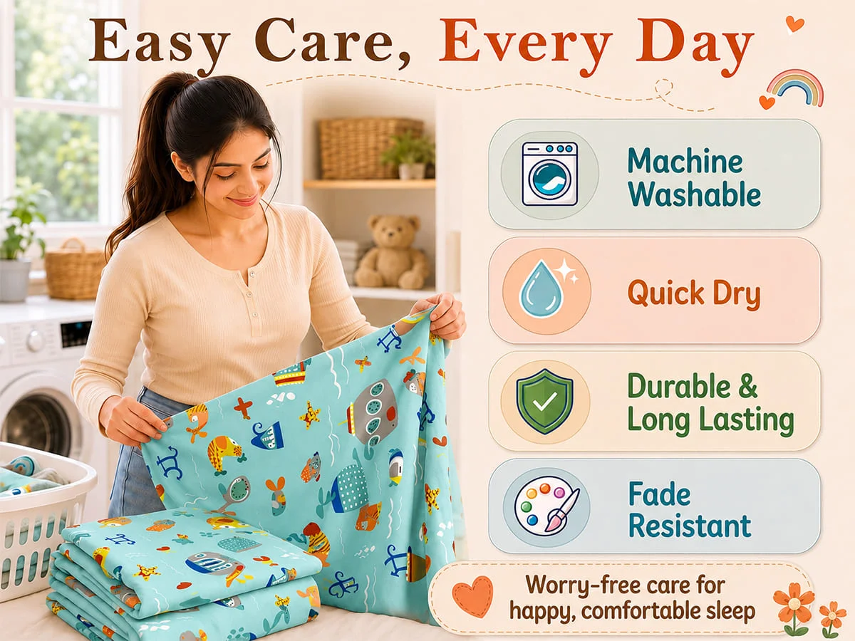 Cotton Baby Bedsheet