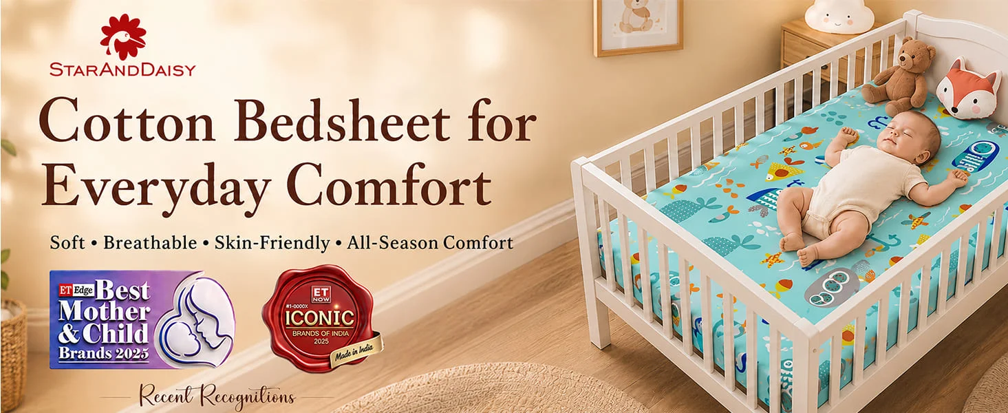 Cotton Baby Bedsheet