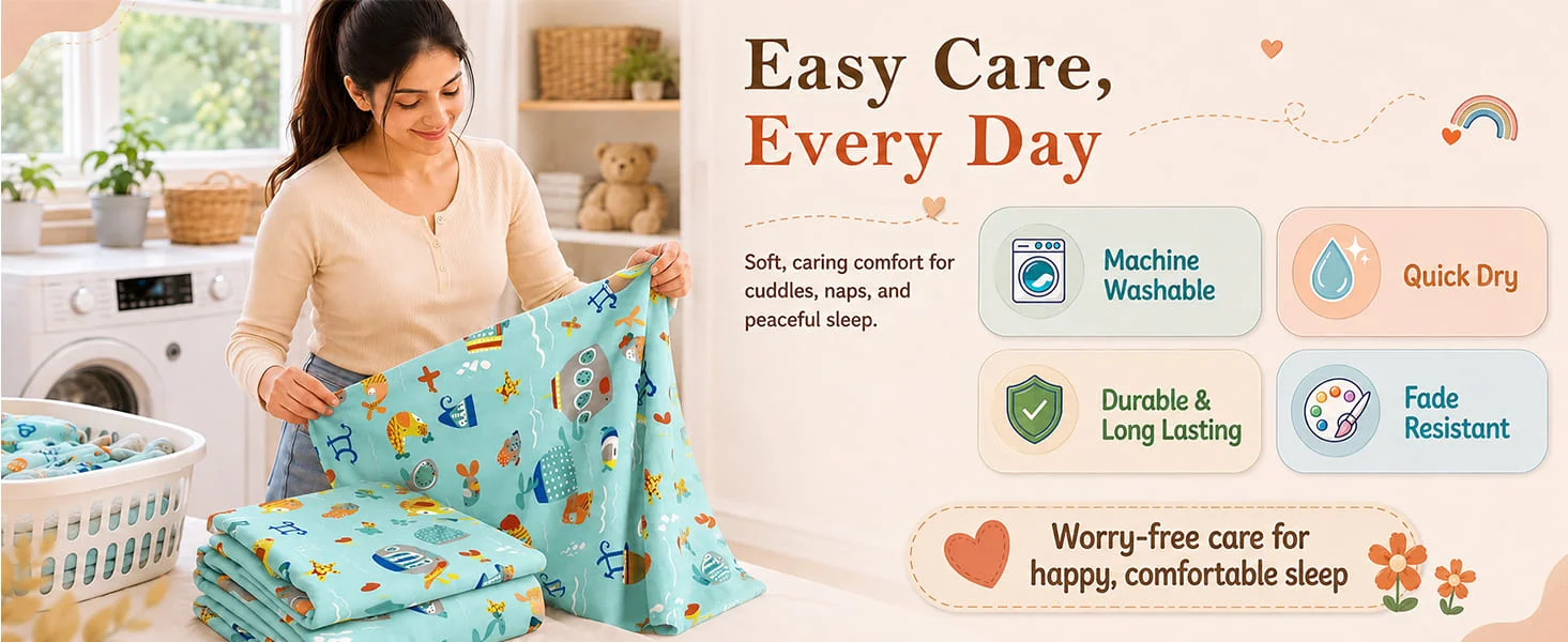 Cotton Baby Bedsheet