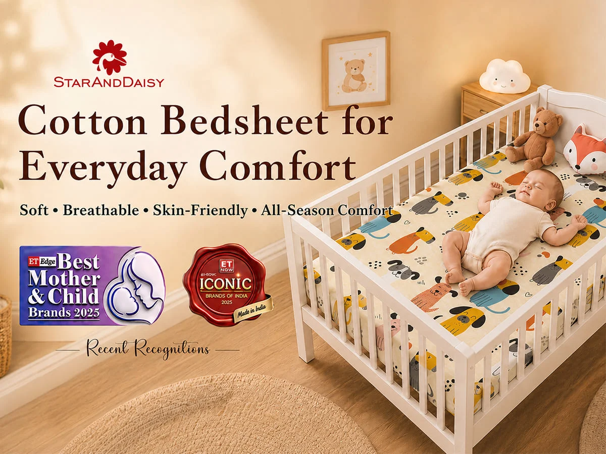 Cotton Baby Bedsheet