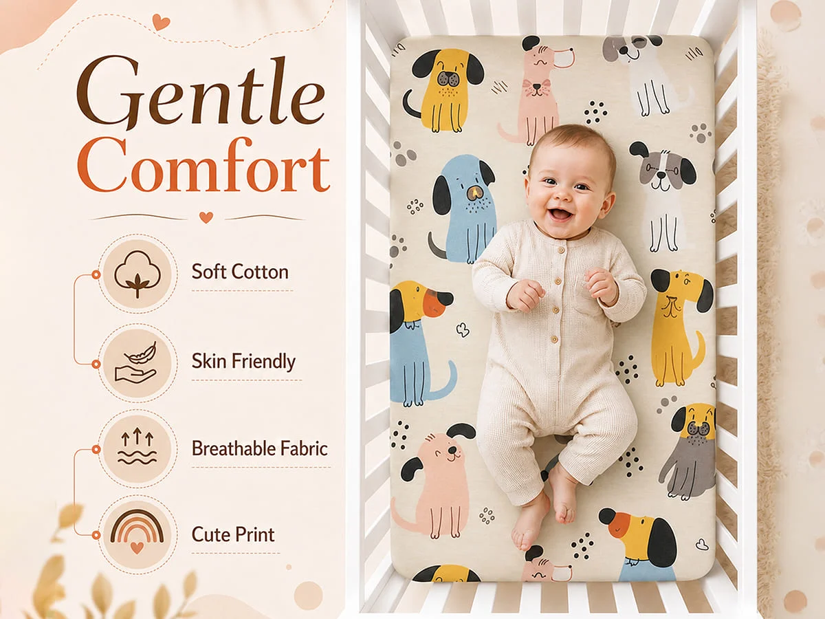 Cotton Baby Bedsheet