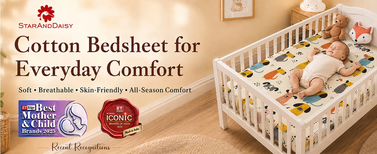 Cotton Baby Bedsheet