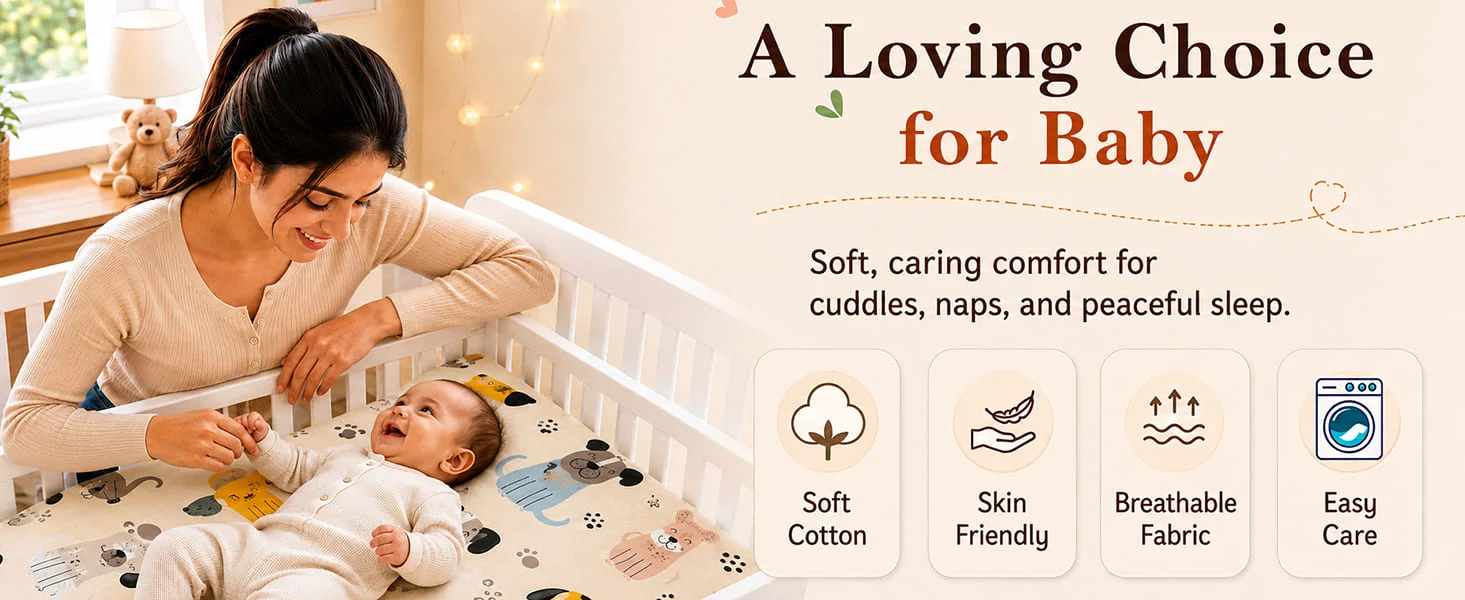 Cotton Baby Bedsheet