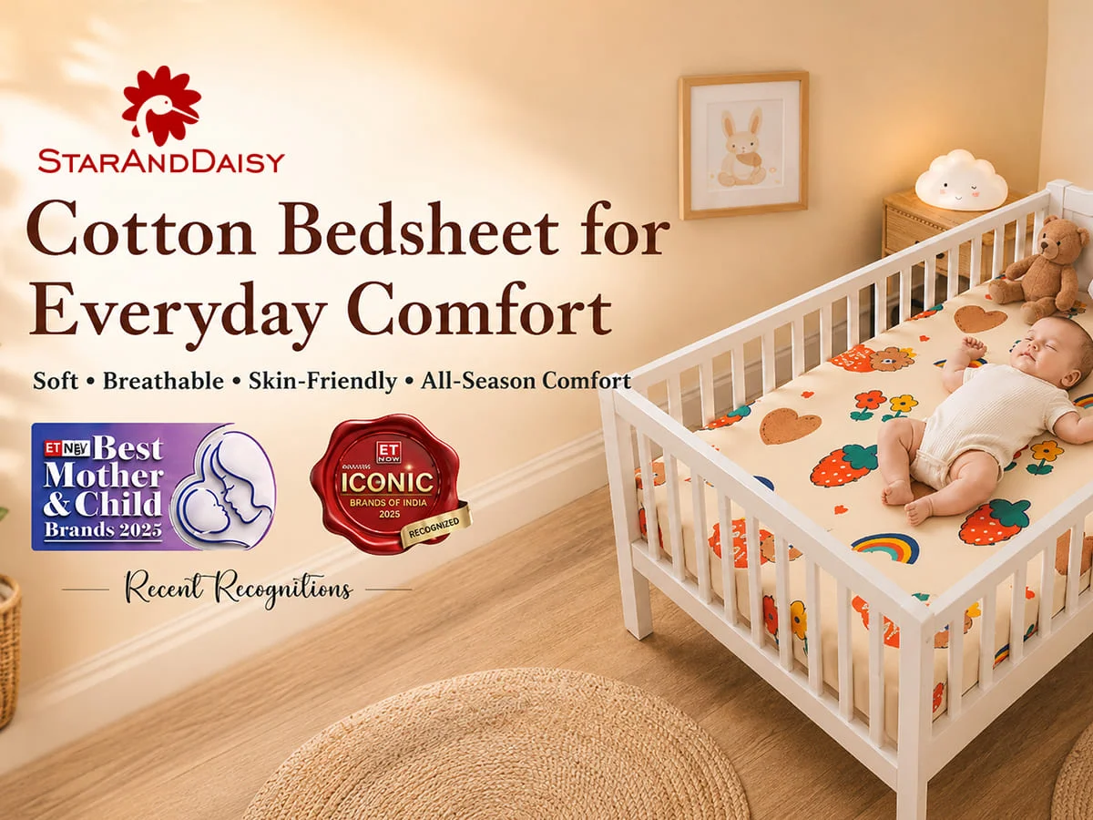 Cotton Baby Bedsheet