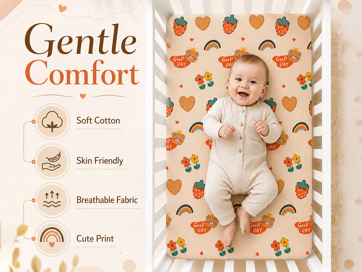 Cotton Baby Bedsheet