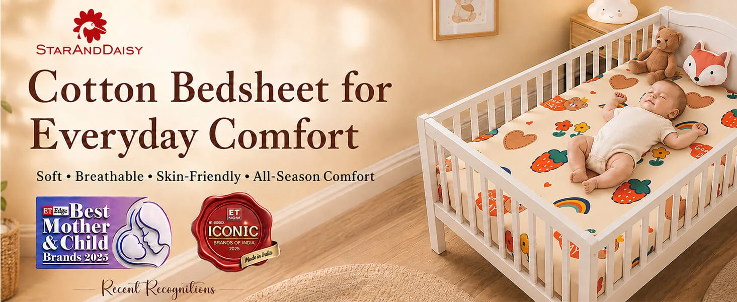 Cotton Baby Bedsheet