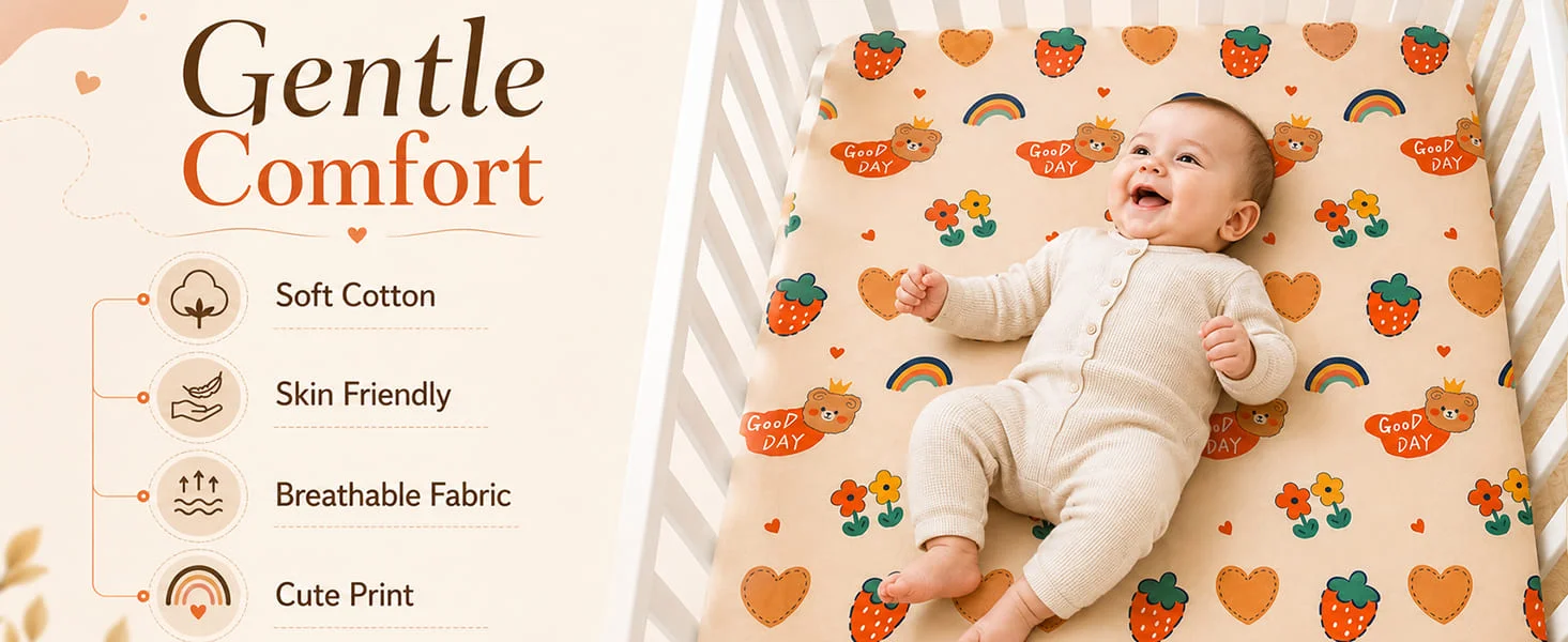 Cotton Baby Bedsheet