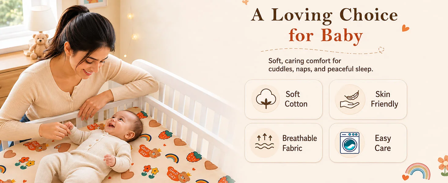 Cotton Baby Bedsheet
