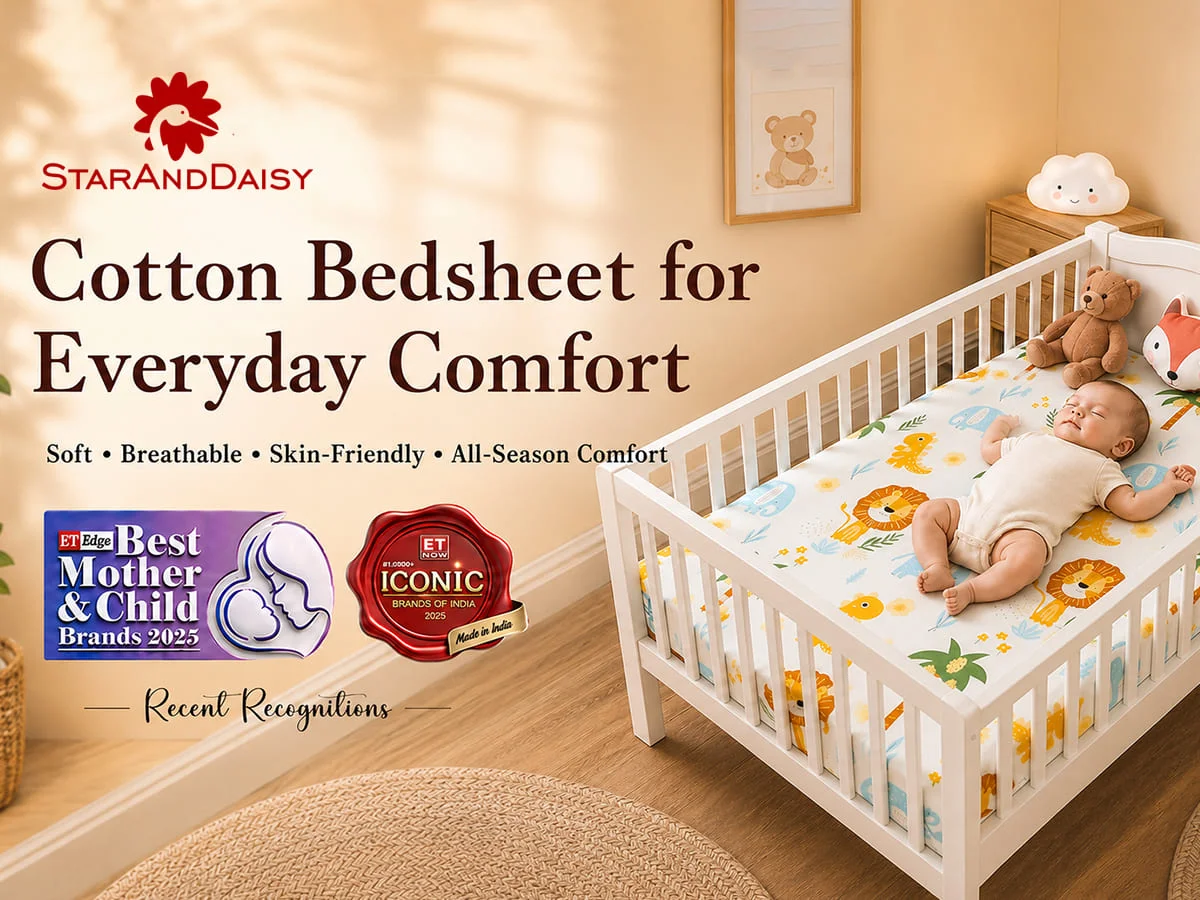 Cotton Baby Bedsheet