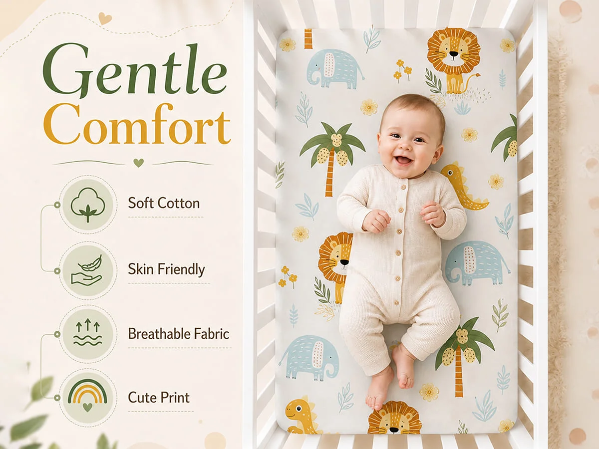 Cotton Baby Bedsheet