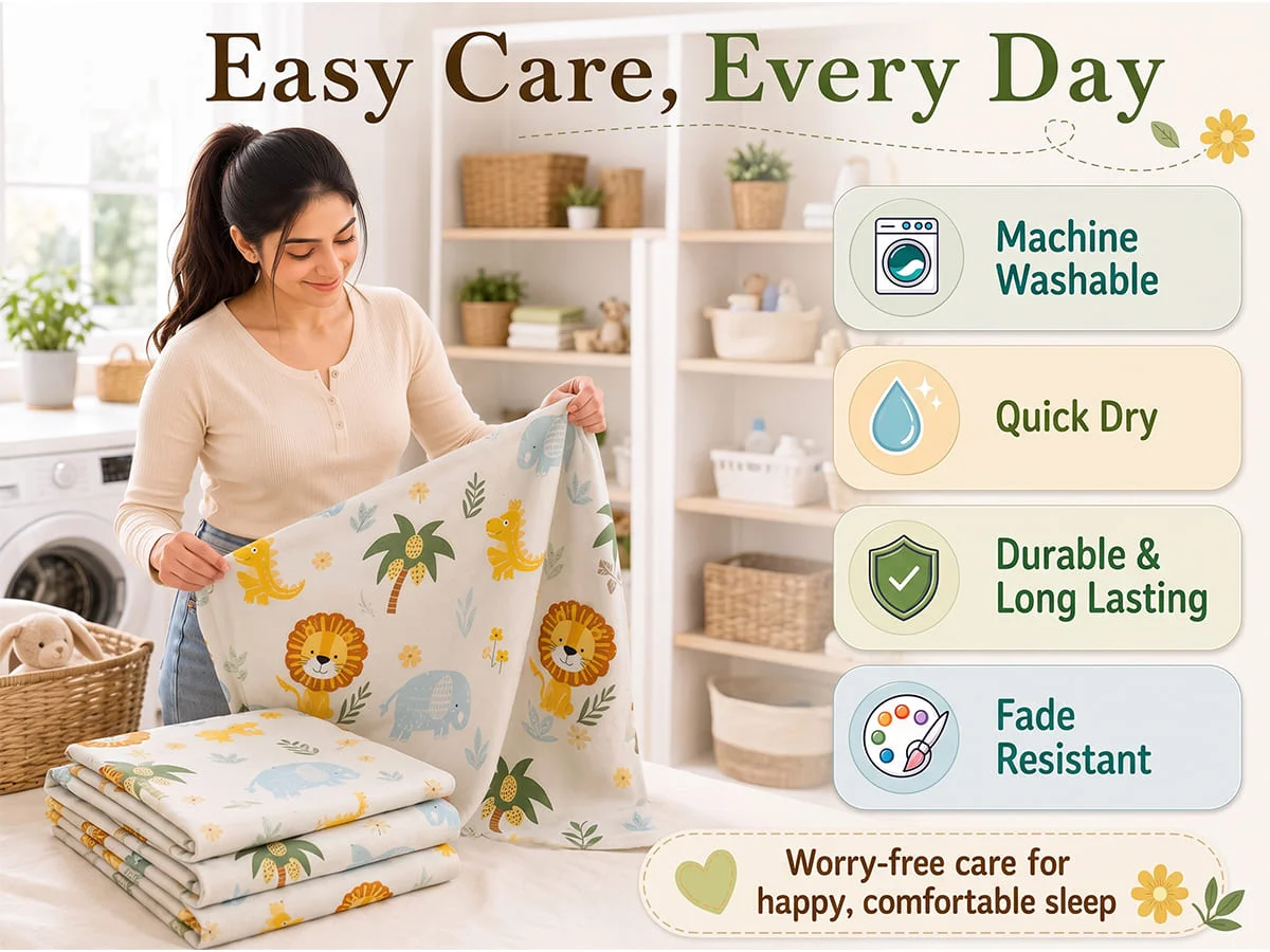 Cotton Baby Bedsheet