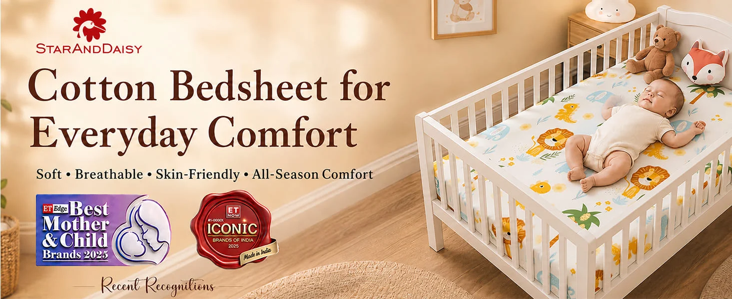 Cotton Baby Bedsheet