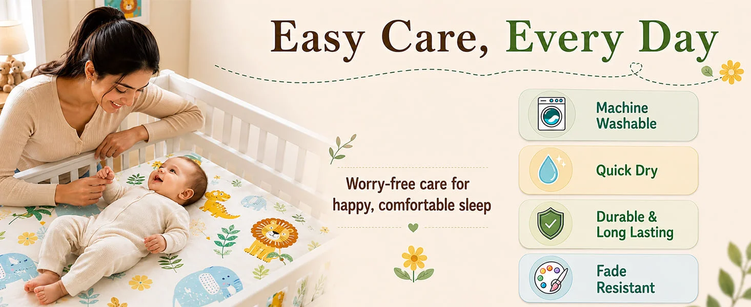 Cotton Baby Bedsheet