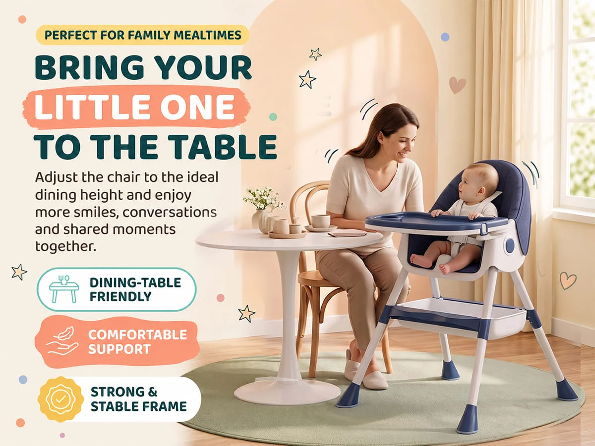 Table Talk Adjustable Feeding Chair