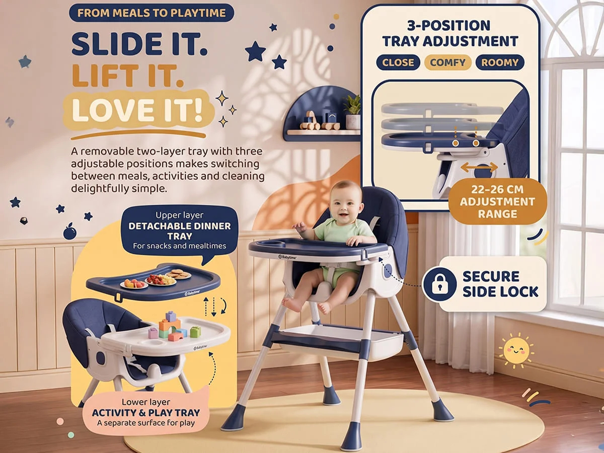 Table Talk Adjustable Feeding Chair