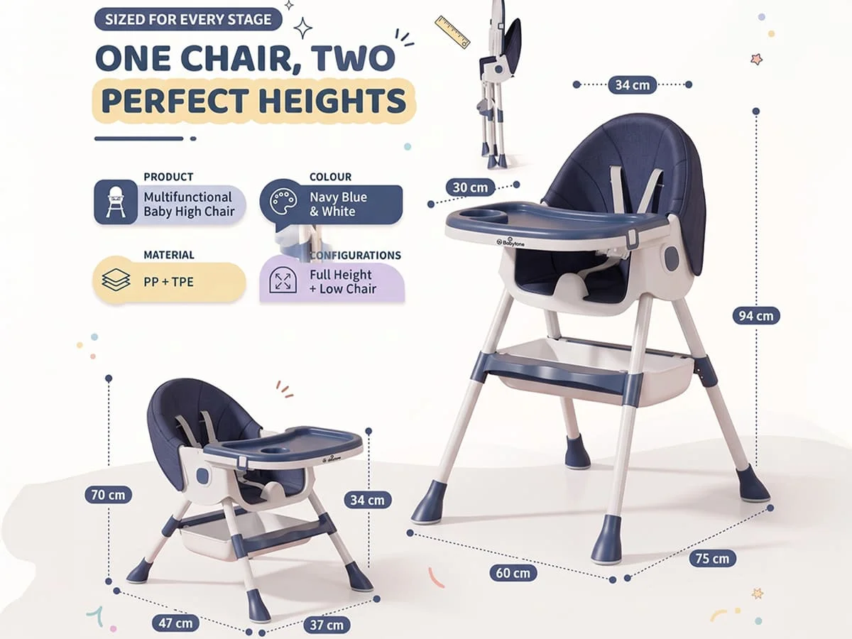 Table Talk Adjustable Feeding Chair