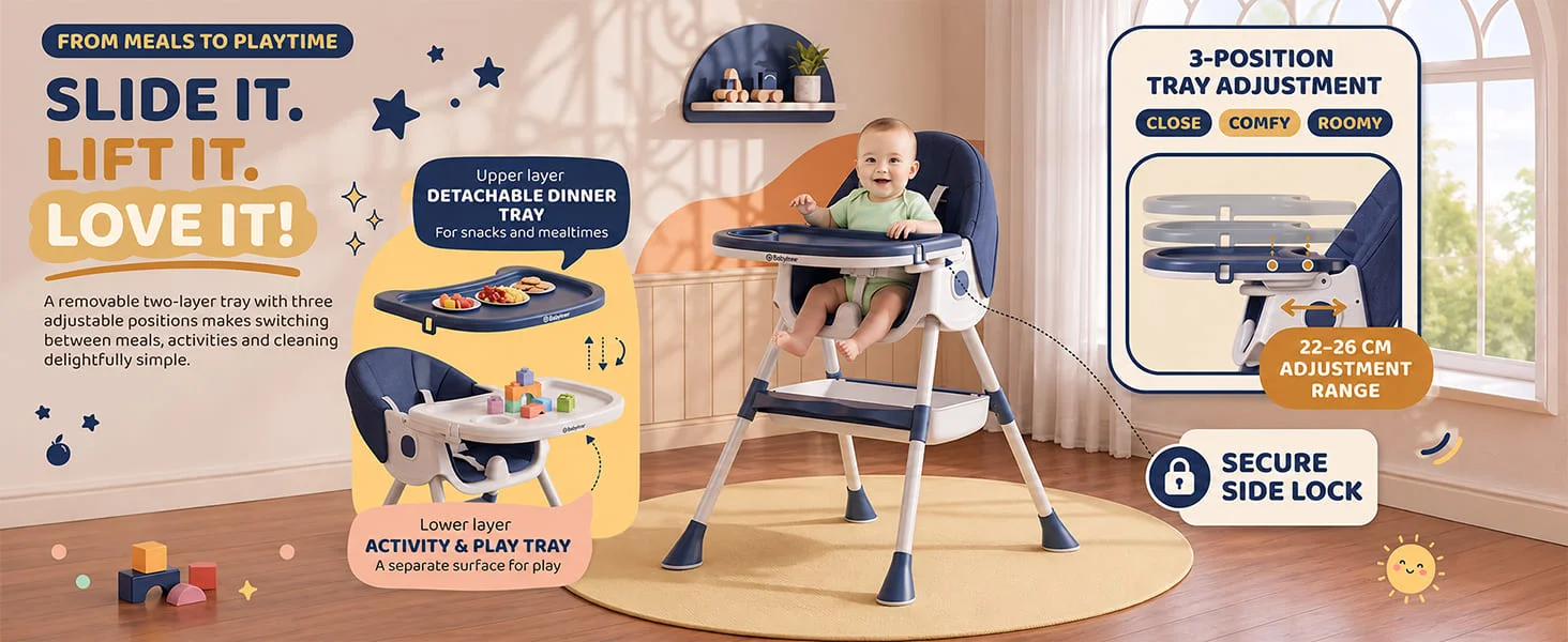 Table Talk Adjustable Feeding Chair