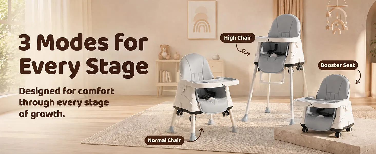 4 in 1 high chair