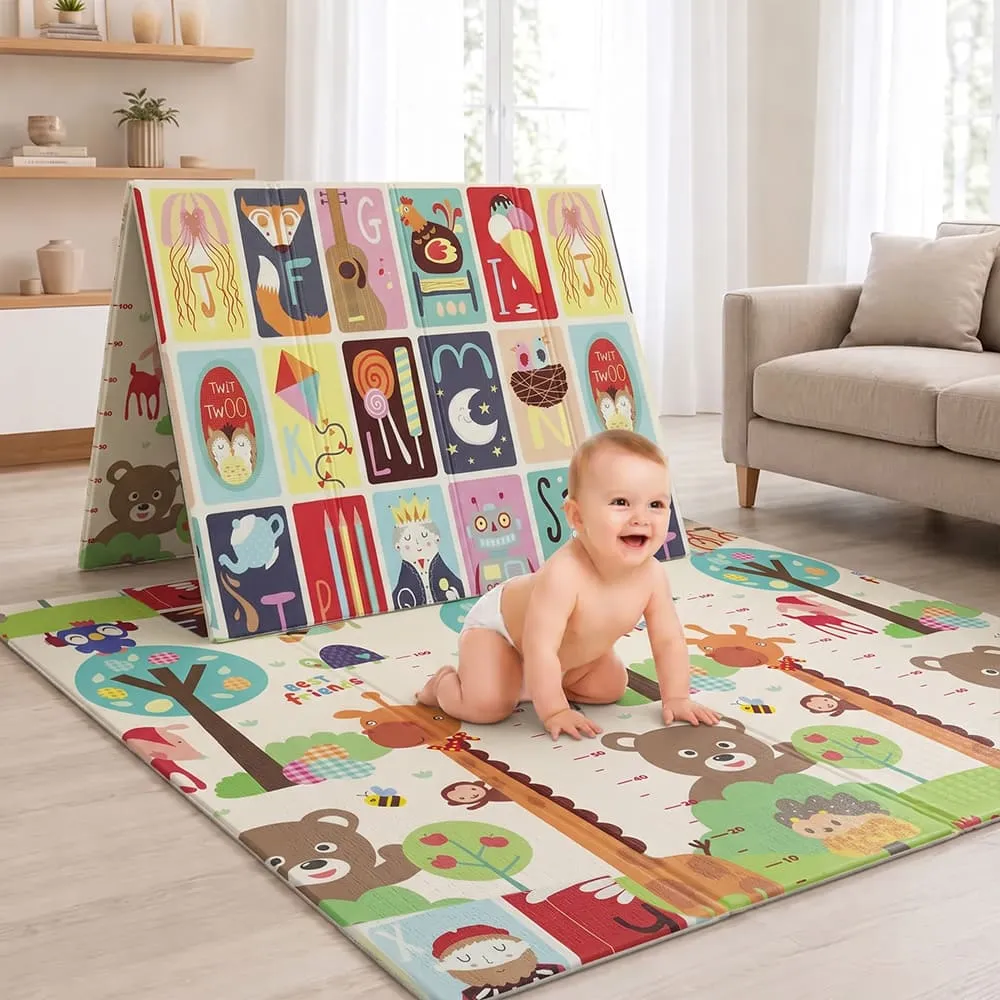 Baby Play Mat 6mm best friend abstract