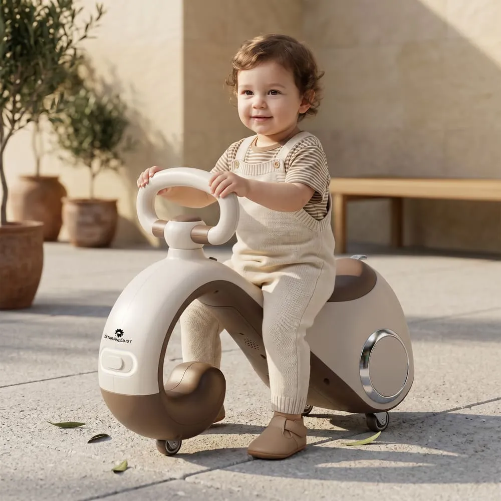 Mini move Balancing Bike Swing Car brown