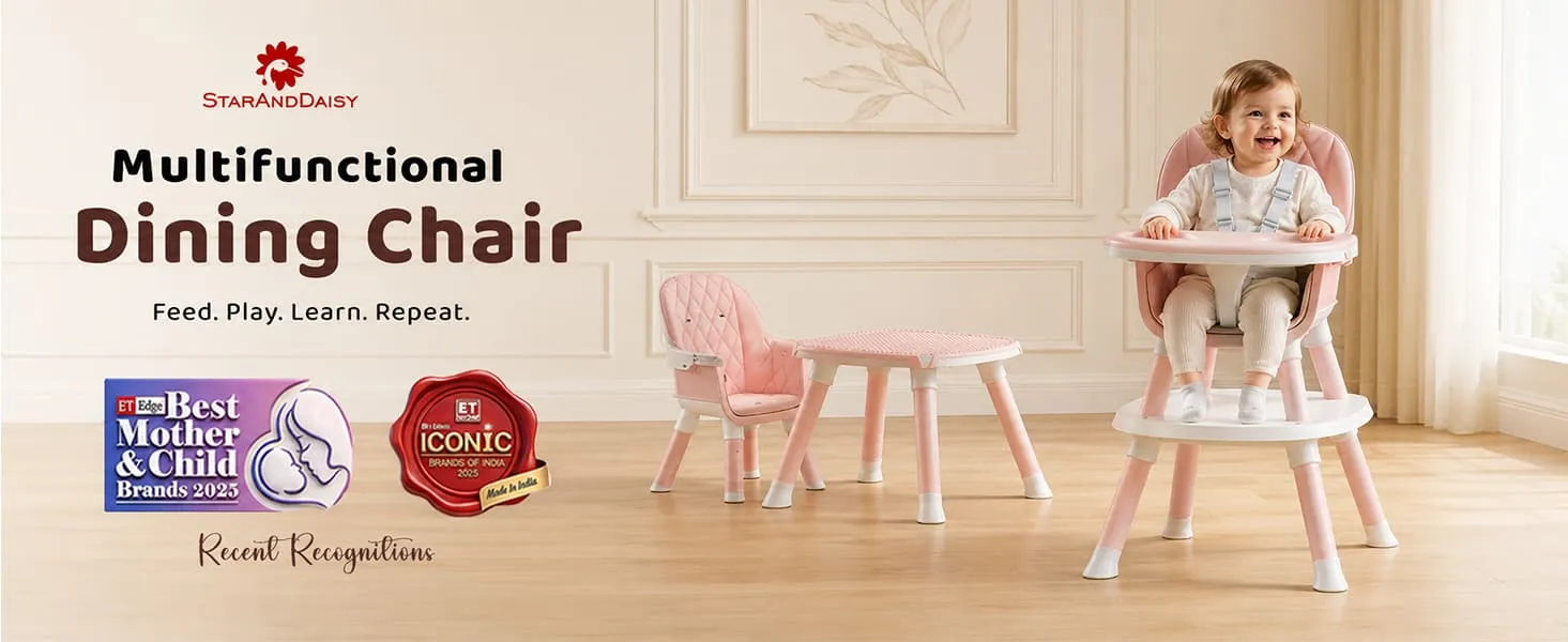 Multi-functional Baby Dining High Chair & Booster Seat