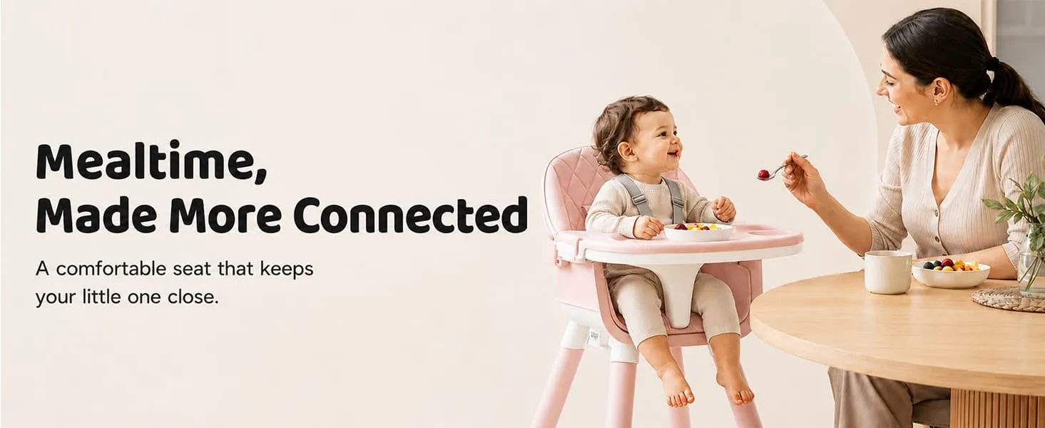 Multi-functional Baby Dining High Chair & Booster Seat