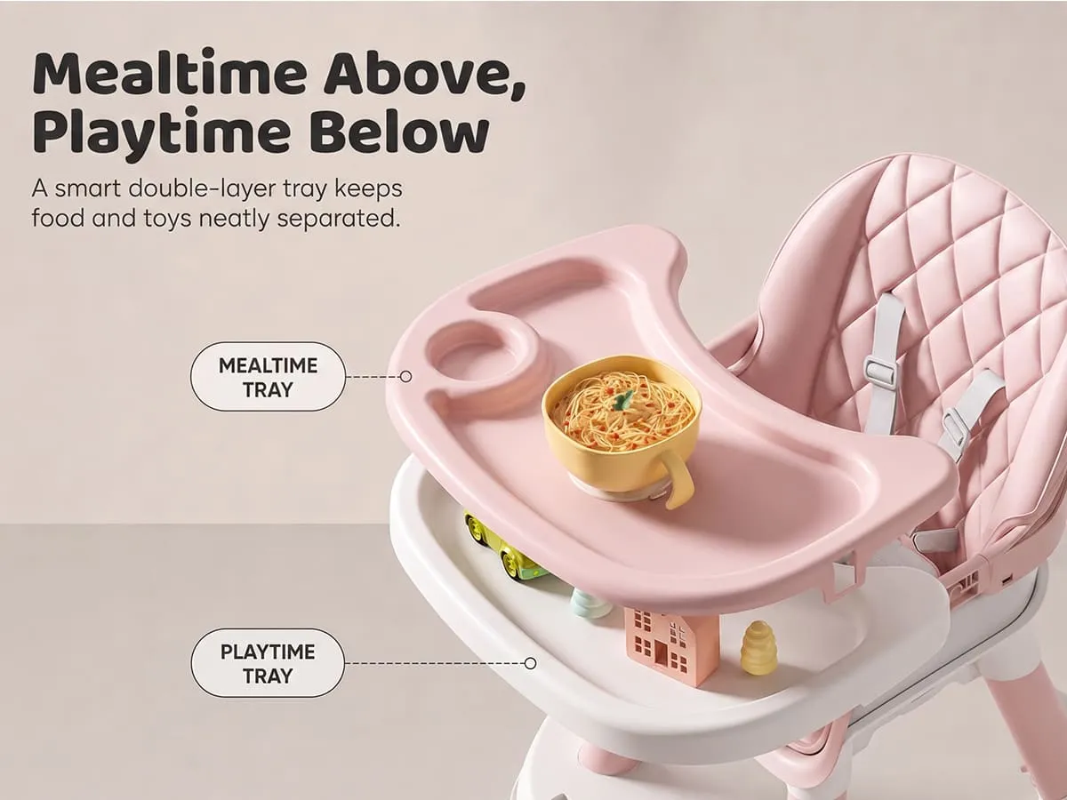 Multi-functional Baby Dining High Chair & Booster Seat