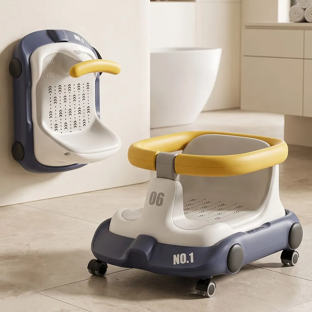 Multifunctional Baby Bath chair yellow blue