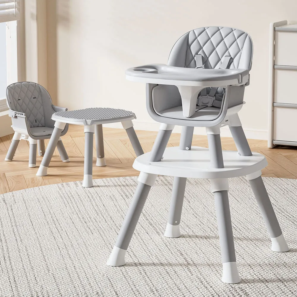 Multifunctional Dining Baby High Chair grey