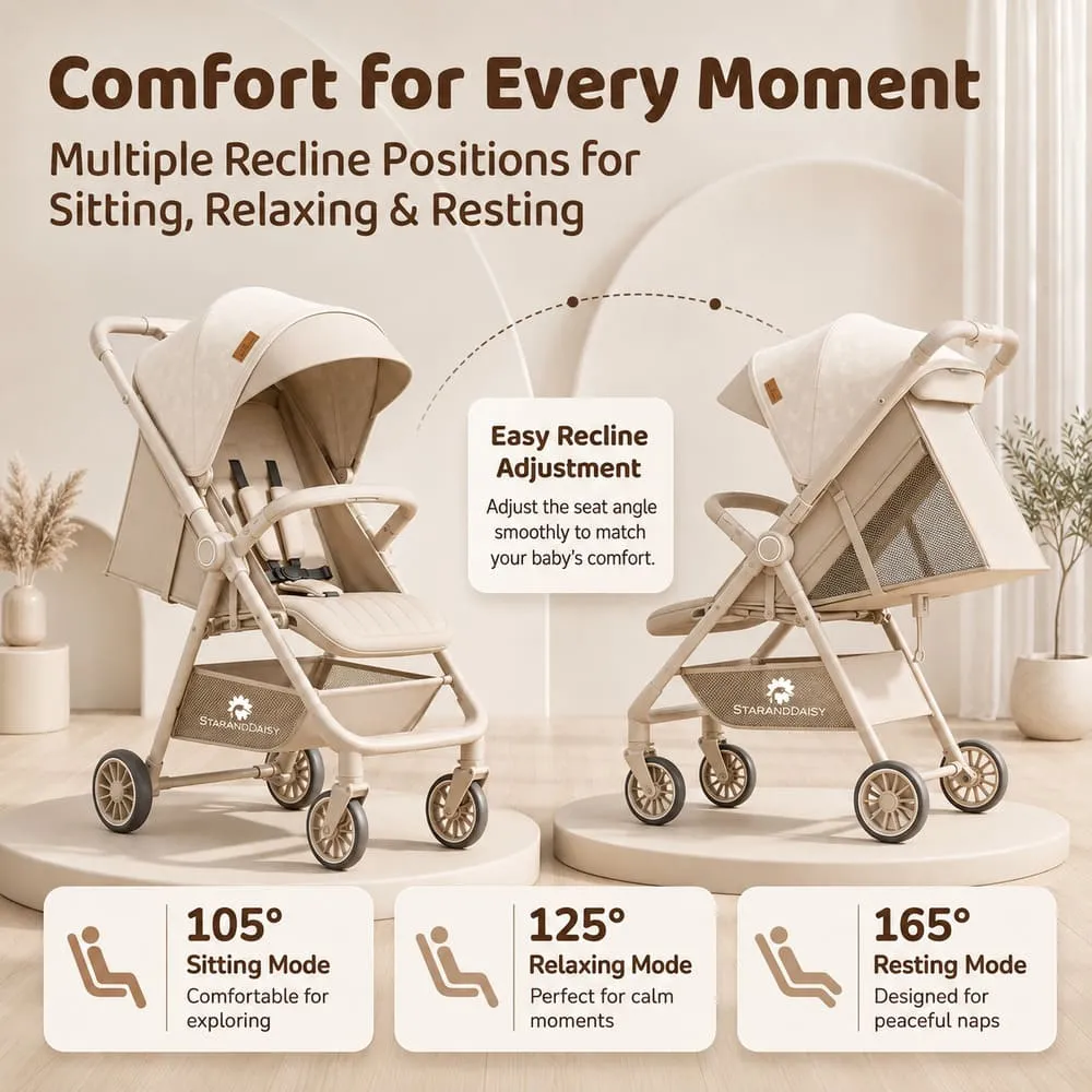 comfortable bliss baby stroller khaki