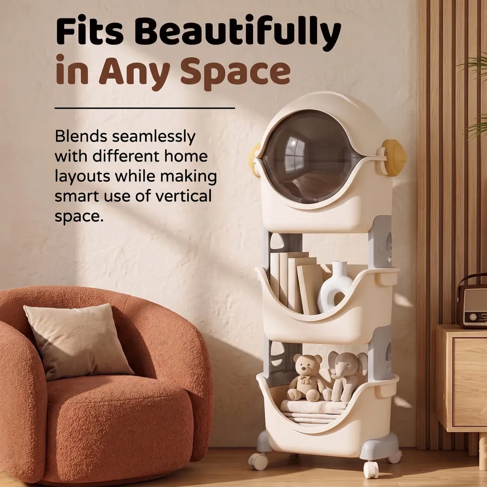 fit anywhere Astronaut Smart storage organizer grey