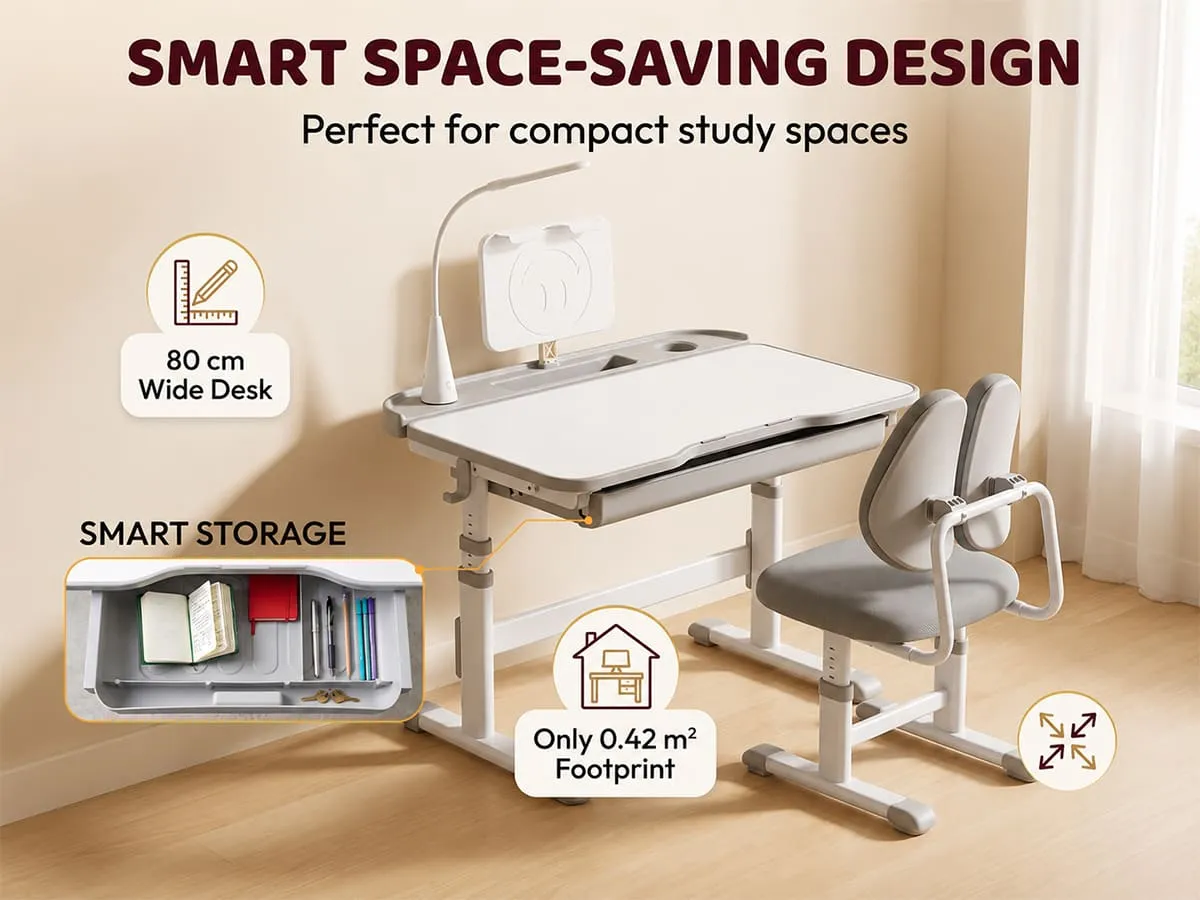 Multi-function Kids Study Table and Chair Set
