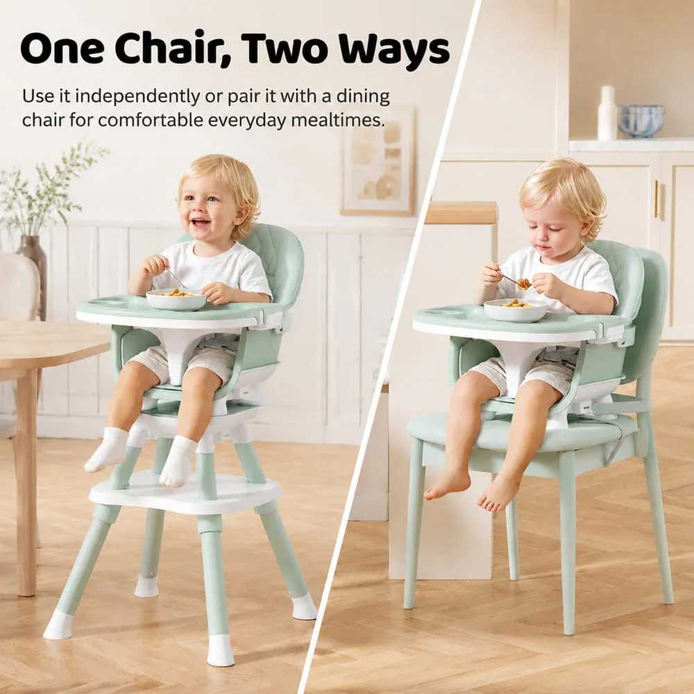 one chair Multifunctional Dining Baby High Chair green