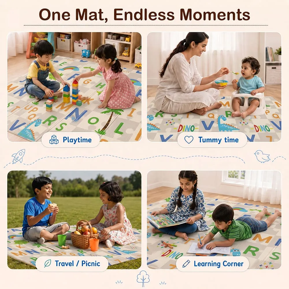 one mat endless moments Baby Play Mat 6mm alphabet