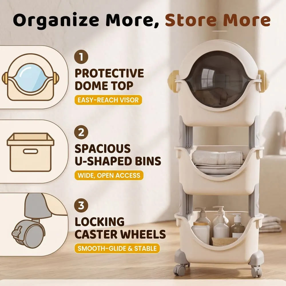 organize more store more Astronaut Smart storage organizer grey