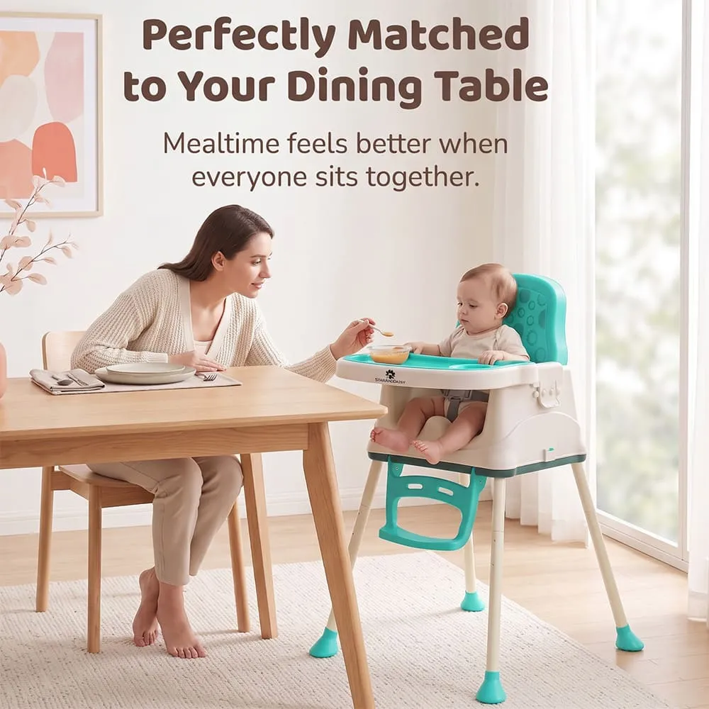 perfectly matched munchkin baby high chair green