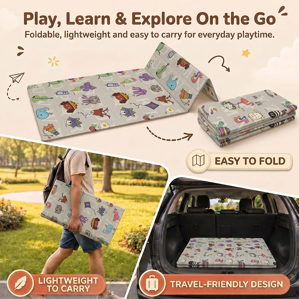 play learn Baby Play Mat 6mm animal train alphabet
