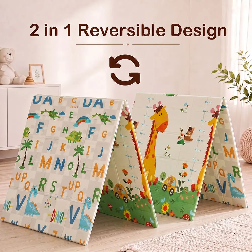 reversible Baby playmat and playpen abc print 6mm