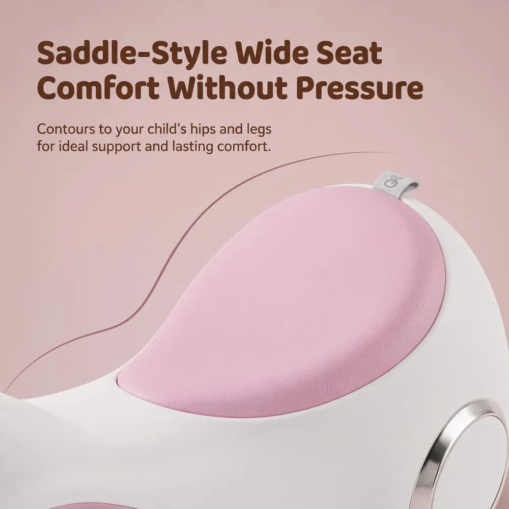 saddle style wide seat Mini move Blanacing Bike Swing Car pink